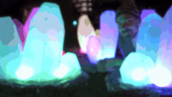 Crystal Memories, Interactive game installation