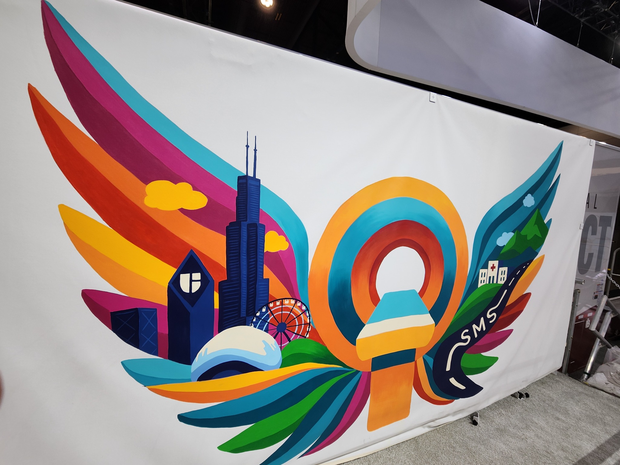 Live Painting, United Imaging of North America Booth, view 1 of 1