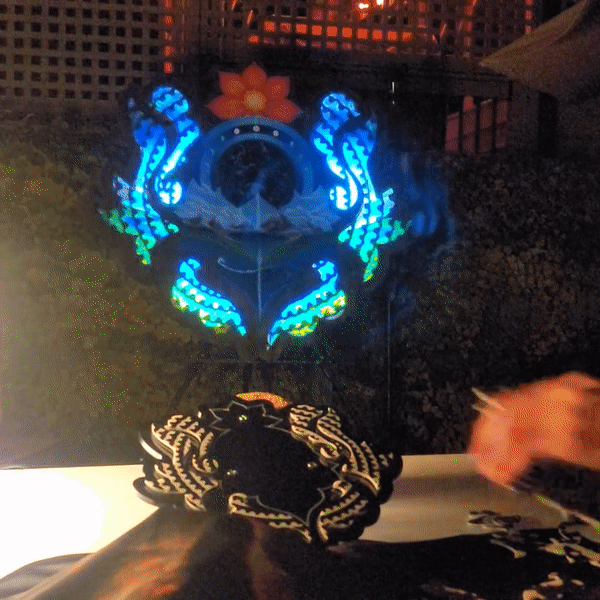 Florescere, Interactive mural