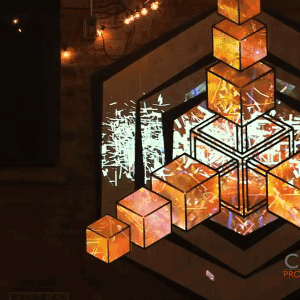 Cirque du Soleil: Volta, City-scale projection murals